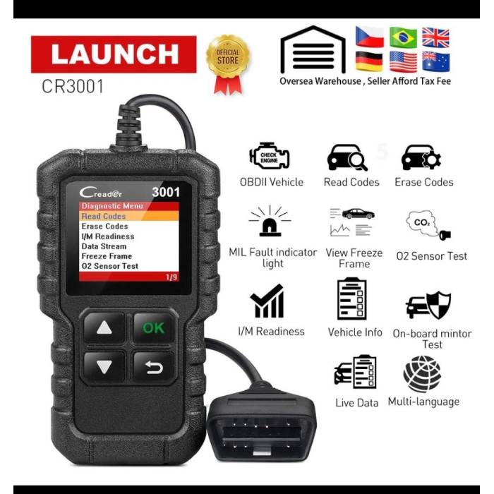 launch cr3001 diagnostic tool