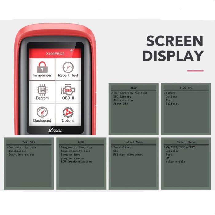 Xtool X100 Pro 2 Key programmer/Mileage Tool - Image 3